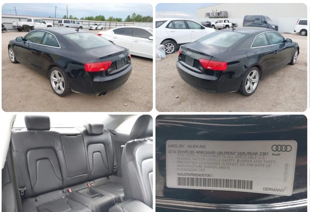 Audi A5 cena 67900 przebieg: 197500, rok produkcji 2014 z Kraków małe 497
